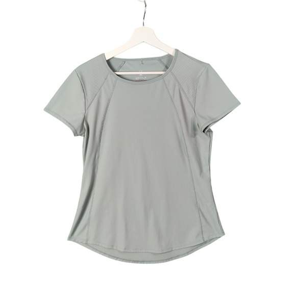 Spyder Active T-Shirt Athletic Top Workout Short Sleeve Seafoam Green Women SZ M - Picture 1 of 6